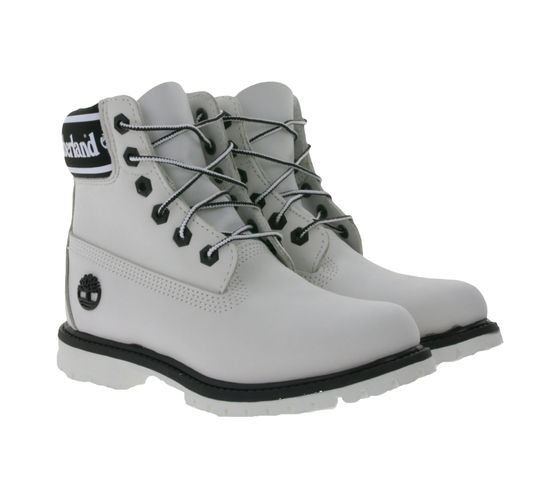 TIMBERLAND 6Inch Premium Women's Mid-Top Boots Waterproof Ankle Boots 0A24JJ 100 White