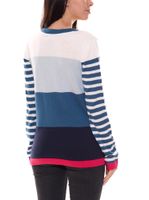 KangaROOS women s cardigan fine knit jacket in color block design pink/gray or blue/pink KangaROOS women s cardigan fine knit jacket in color block design pink/gray or blue/pink