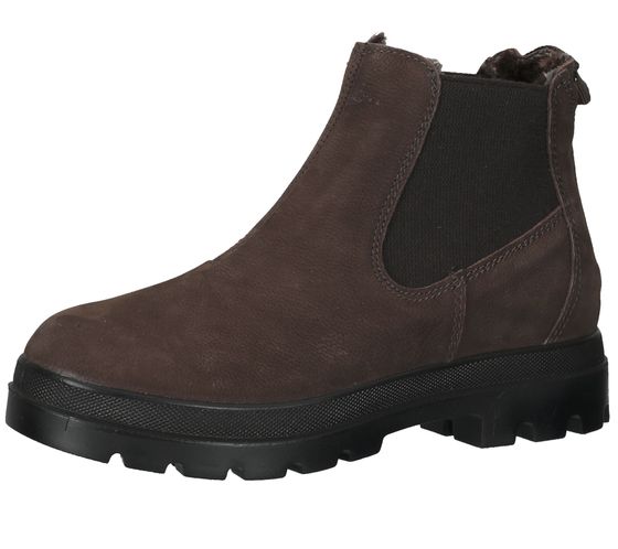 bama Stiefelette Damen Echtleder-Schuhe Chelsea-Boots wasserabweisend mit bama-tex 1084988 Dunkelbraun