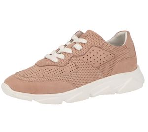 SANSIBAR Damen Echtleder-Schuhe stylische Sneaker Freizeit-Schuhe 1047808 Rosa