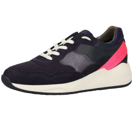 SANSIBAR scarpe da donna in vera pelle, sneakers eleganti, scarpe per il tempo libero 1047864 blu scuro