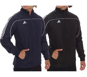 Veste d entraînement adidas Performance pour hommes, veste de sport à la mode TR-40 noir/blanc ou bleu marine/blanc