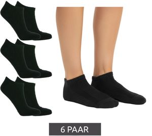 6 Paar TASTIQ Sneaker-Socken schlichte Baumwoll-Socken in Geschenkbox Sport-Socken Schwarz 6 Paar TASTIQ Sneaker-Socken schlichte Baumwoll-Socken in Geschenkbox Sport-Socken Schwarz