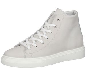 STEVEN NEW YORK Damen Echtleder-Schuhe High-Top Sneaker Made in Portugal SNY11000239-03003-D50 Hellgrau