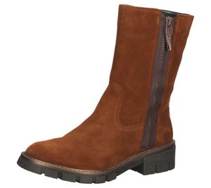 ara Dover Highsoft Damen Booties Echtleder-Stiefelette mit Wechselfußbett aus Portugal 12-23133-06 Braun