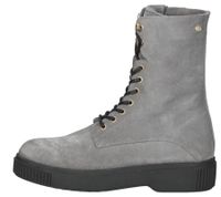 FRED DELA BRETONIERE Damen Stiefel Echtleder-Schuhe Schnür-Stiefel 184010063 Hellgrau
