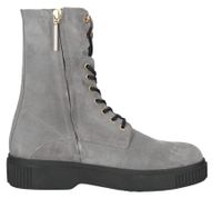 FRED DELA BRETONIERE Damen Stiefel Echtleder-Schuhe Schnür-Stiefel 184010063 Hellgrau