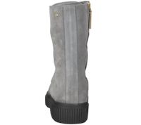 FRED DELA BRETONIERE Damen Stiefel Echtleder-Schuhe Schnür-Stiefel 184010063 Hellgrau