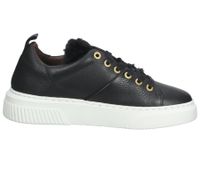 SCAPA Damen Echtleder-Schuhe Sneaker mit Flausch Lasche Sommer-Schuhe 01-1086759/900 Schwarz