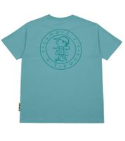 HOMEBOY Hans den Skater Herren Rundhals-Shirt aus Baumwolle T-Shirt 01 TS 30 43 Blau