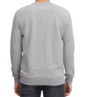 INDICODE IDForz Herren Baumwoll-Pullover Rundhals-Sweater mit großem Frontprint 55582MM Schwarz, Grau oder Blau