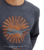 INDICODE IDForz Herren Baumwoll-Pullover Rundhals-Sweater mit großem Frontprint 55582MM Schwarz, Grau oder Blau