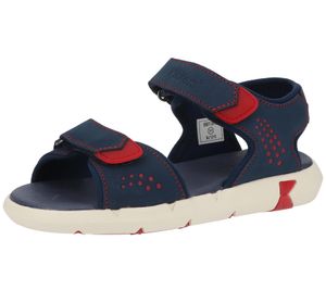 Kickers Jumangap sandales pour enfants en cuir véritable chaussures Velcro 858671-30 103 bleu foncé