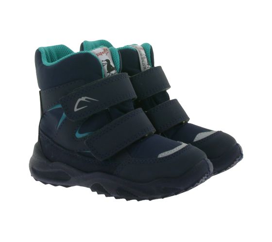 Zapatos de invierno para niños superfit, botas robustas con Goretex 1-009221-8000 azul oscuro