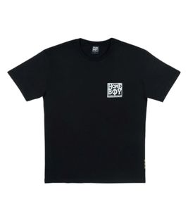 HOMEBOY Old School Men s Round Neck Cotton T-Shirt with Back Print 01TS3050 Black
