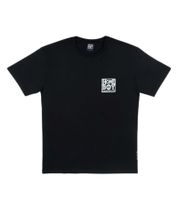 HOMEBOY Old School Men s Round Neck Cotton T-Shirt with Back Print 01TS3050 Black