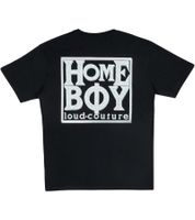 HOMEBOY Old School Men s Round Neck Cotton T-Shirt with Back Print 01TS3050 Black
