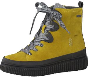 JANA Mid Top-Sneaker stylische Damen Echtleder-Schuhe mit seitlichem Reißverschluss 8-26237-27 629 Hellbraun