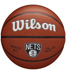 Wilson NBA Team Alliance Brooklyn Nets Baloncesto Tamaño 7 Equipo deportivo WTB3100XBBRO Marrón