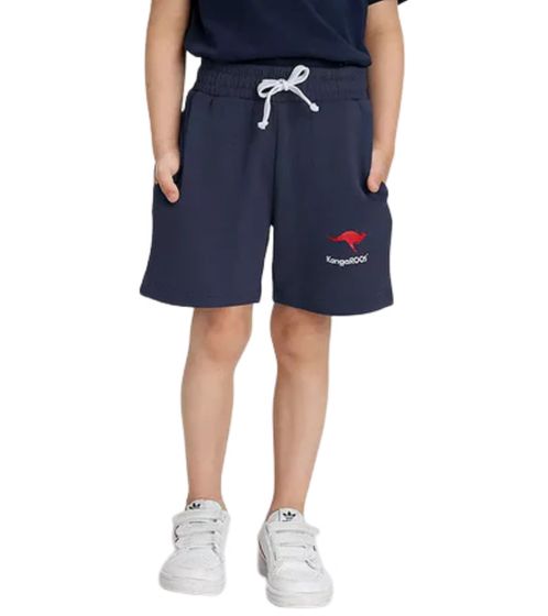 KangaROOS pantalones cortos para niños pantalones deportivos pantalones cortos de verano con logo 70167716 azul