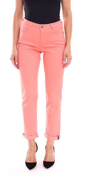 Pantalón de algodón para mujer Alife and Kickin con estilo vaquero de 5 bolsillos 60671419 rosa