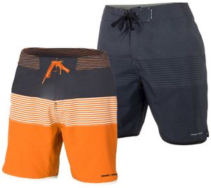 MAGIC MARINE ASTERN Bañador de hombre shorts de baño a rayas traje de baño 15108.160070 naranja/negro o negro