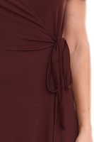 Pack of 2 Laura Scott women's wrap dress, chic mini dress with all-over zigzag pattern 61595346 brown/colorful Pack of 2 Laura Scott women's wrap dress, chic mini dress with all-over zigzag pattern 61595346 brown/colorful