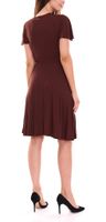 Pack of 2 Laura Scott women's wrap dress, chic mini dress with all-over zigzag pattern 61595346 brown/colorful Pack of 2 Laura Scott women's wrap dress, chic mini dress with all-over zigzag pattern 61595346 brown/colorful