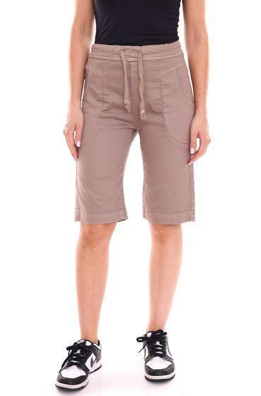 PEPE JEANS Damen Sommer-Shorts kurze Hose mit seitlichen Eingrifftaschen 96540213 Grau