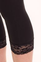 neun 9 monate Damen Umstands-Hose bequeme Schwangerschafts-Hose 7/8-Leggings 44016834 Schwarz