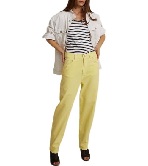 Vaqueros de mujer LTB Shena, modernos pantalones 7/8 con estilo de 5 bolsillos, corte holgado 81562566 amarillo