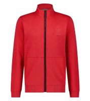 Gaastra Shipshape Herren Pullover mit durchgehenden Reißverschluss Sweat-Jacke mit Markenlogo und Känguru-Tasche 355318241 R013 Rot