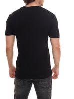 Confezione da 10 magliette Kappa in cotone da uomo, maglia girocollo con piccola patch logo, maglia a maniche corte, T-shirt, confezione economica 711169 bianco, blu o nero