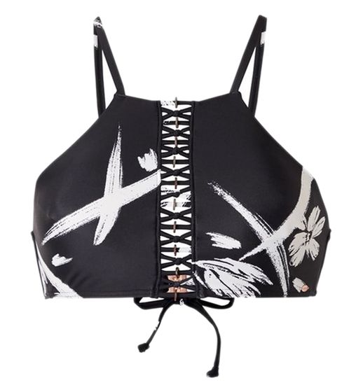 O`NEILL Soara Coco Damen Bikini-Oberteil Bikini-Top mit Schnürungen Bademode 0A8532 9911 Schwarz