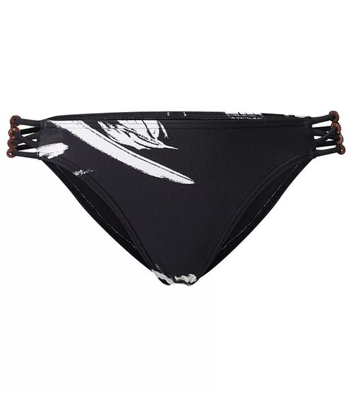 Slip bikini da donna O`NEILL Koppa Coco slip bikini con stampa all-over con dettagli allacciati costume da bagno 0A8534 9910 nero