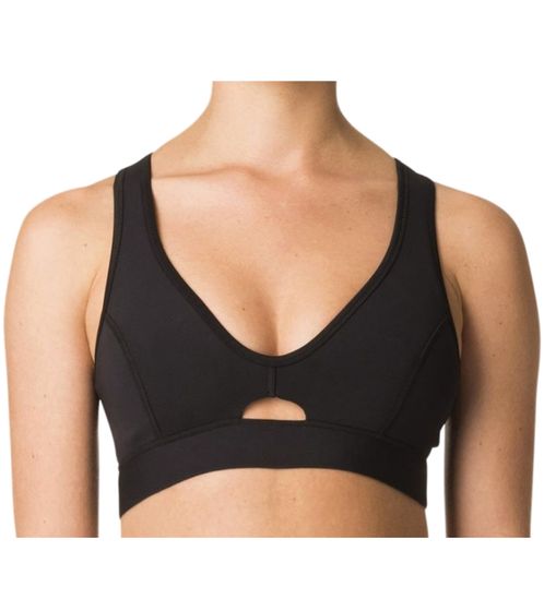 RIP CURL G-Bomb Top de bikini para mujer Traje de baño de neopreno flexible WVE7HW Negro