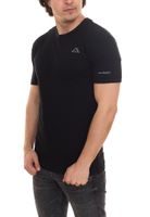 5er Pack Kappa Herren Baumwoll-Shirt Sparpack Rundhals-Shirt mit kleinem Logo-Patch Kurzarm-Shirt 711169 Weiß, Blau oder Schwarz