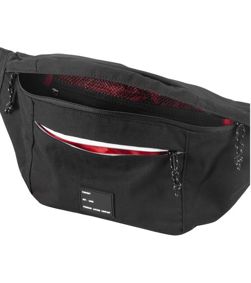 forvert Danko Fanny Pack elegante marsupio con scomparto principale e interno 169114 nero