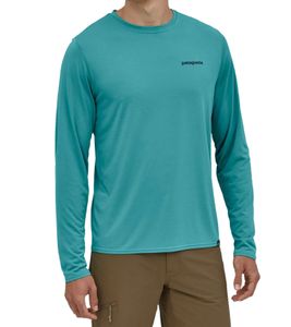 patagonia Cool Daily Graphic men's sustainable long-sleeved shirt functional shirt with back print 45190 BIBX blue