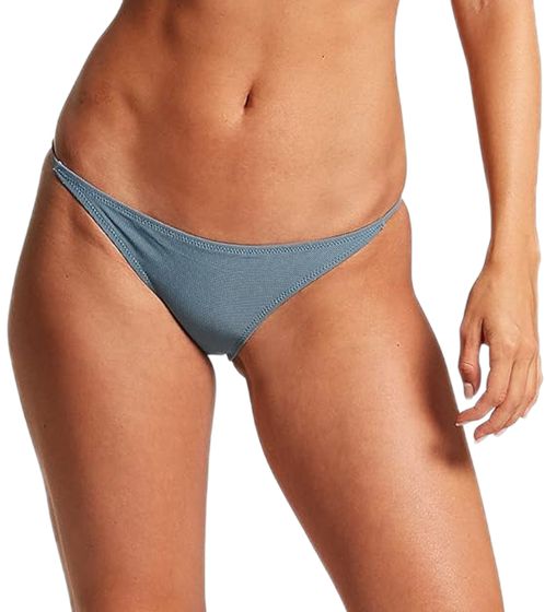 VOLCOM Simply Mesh Skimpy Women's Bikini Bottoms Swimwear Bikini Panties O2312100 SDI Blue