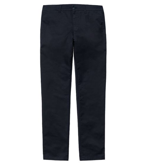 carhartt WIP Sid Herren Chino-Hose Slim Fit Business-Hose 137001-55-0072 Navy