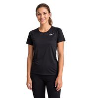 NIKE Dri-FIT Race for women or Dri-FIT UV Miler for men T-shirt short-sleeved fitness shirt airy sports shirt in black