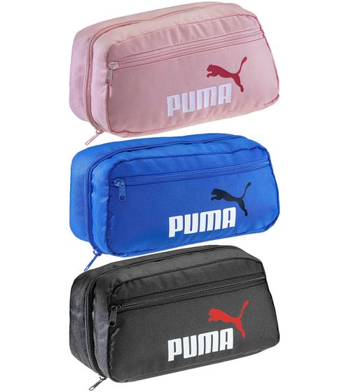 PUMA Functional Toiletry Bag, Practical Cosmetic Bag with Integrated Hook, 90303 Blue, Black, or Pink