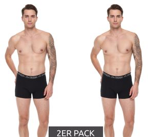 2er Pack Kappa Herren Boxershorts stylische Unterhosen 351K1JW AEB Schwarz/Weiß 2er Pack Kappa Herren Boxershorts stylische Unterhosen 351K1JW AEB Schwarz/Weiß
