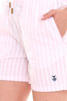 Pantalón corto de mujer DELMAO con bolsillos laterales azul/blanco, rosa/blanco o simplemente rosa