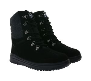 POLARINO Svea bottes pour femme chaussures d'hiver hydrofuges bottes montantes 26119363 noir
