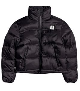 ELEMENT Alder Arctic Quilted veste femme doublée veste matelassée avec col montant U3JKA5-3732 Noir