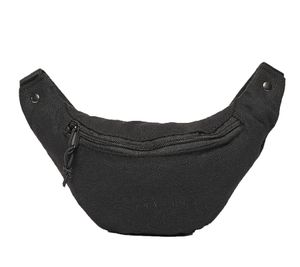 forvert Leon Fanny Pack stylish bum bag with main and inner compartment, flannel look 169001 black