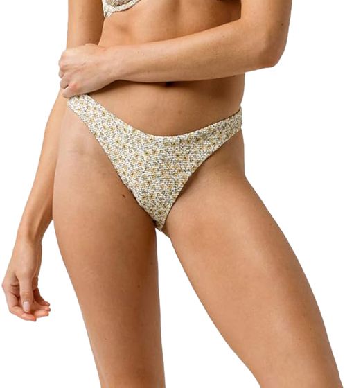 BILLABONG Summer Love maillot de bain femme fleuri bas de bikini culotte de bikini W3SB57 491 jaune/beige