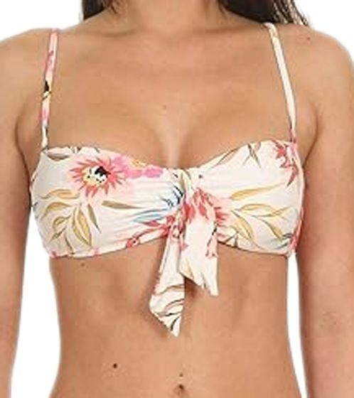 BILLABONG Coral Sands Haut de Bikini Floral Femme Bikini Bandeau S3ST47 4194 Coloré